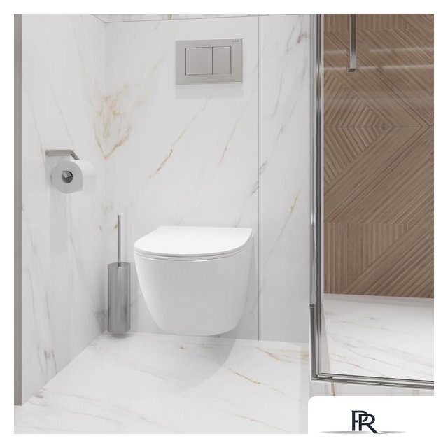 Унитаз подвесной Lauter Sulzdorf + GROHE Rapid SL 38772001 + панель GROHE 37131000 (белый с микролифтом) - Изображение №10 — Интернет-магазин ПроЗаказ