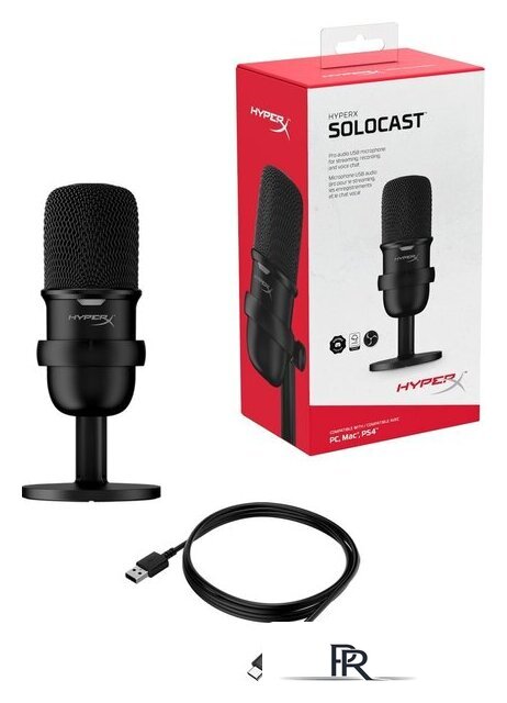 Проводной микрофон HyperX SoloCast (черный) - Изображение №8 — Интернет-магазин ПроЗаказ