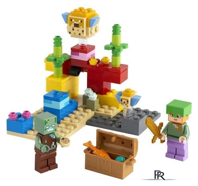 Конструктор LEGO Minecraft 21164 Коралловый риф - Изображение №3 — Интернет-магазин ПроЗаказ