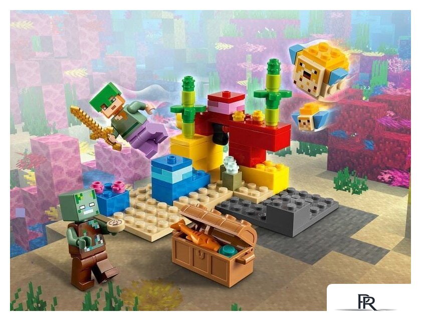 Конструктор LEGO Minecraft 21164 Коралловый риф - Изображение №15 — Интернет-магазин ПроЗаказ