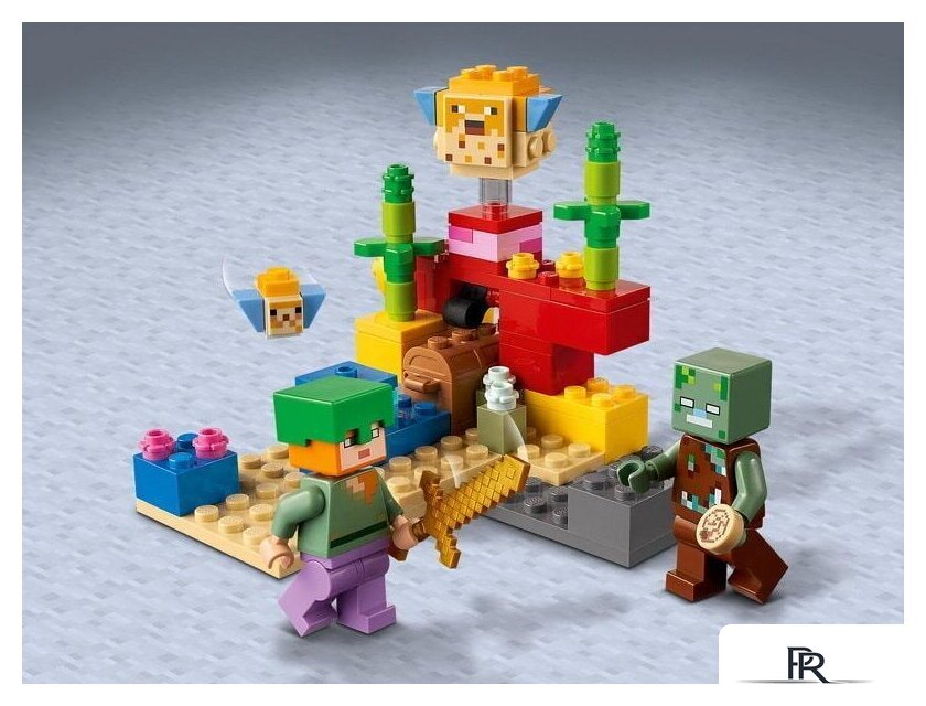Конструктор LEGO Minecraft 21164 Коралловый риф - Изображение №16 — Интернет-магазин ПроЗаказ