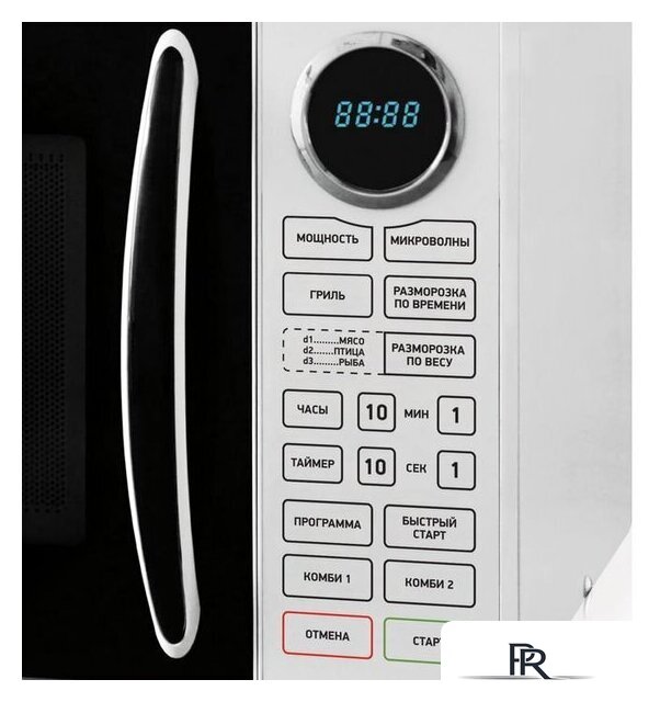 Микроволновая печь BBK 23MWG-930S/BW - Изображение №2 — Интернет-магазин ПроЗаказ