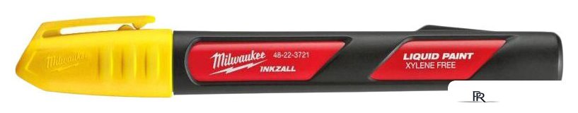 Маркер строительный Milwaukee Inkzall 48223721 (желтый) - Изображение №1 — Интернет-магазин ПроЗаказ