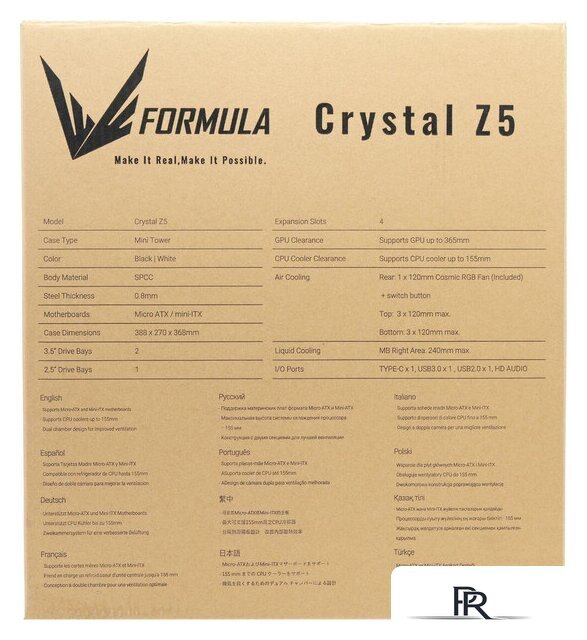 Корпус Formula Crystal Z5 TG (черный) - Изображение №16 — Интернет-магазин ПроЗаказ