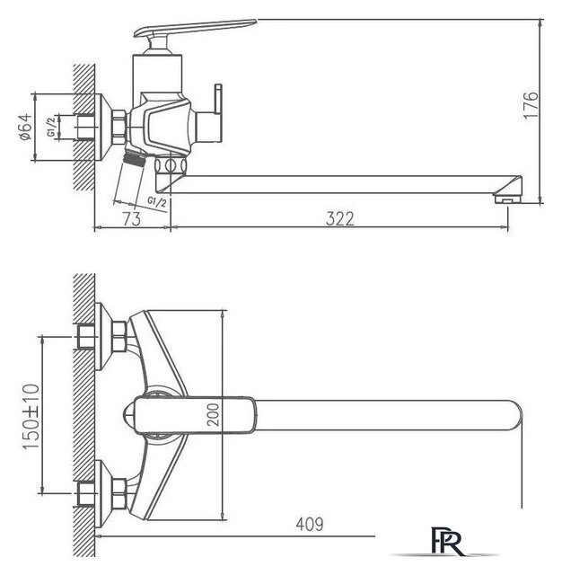 Смеситель Haiba HB22548-7 - Изображение №2 — Интернет-магазин ПроЗаказ