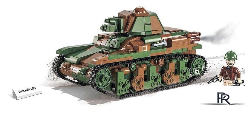 Конструктор Cobi World War II 2553 Renault R35 - Изображение №5 — Интернет-магазин ПроЗаказ