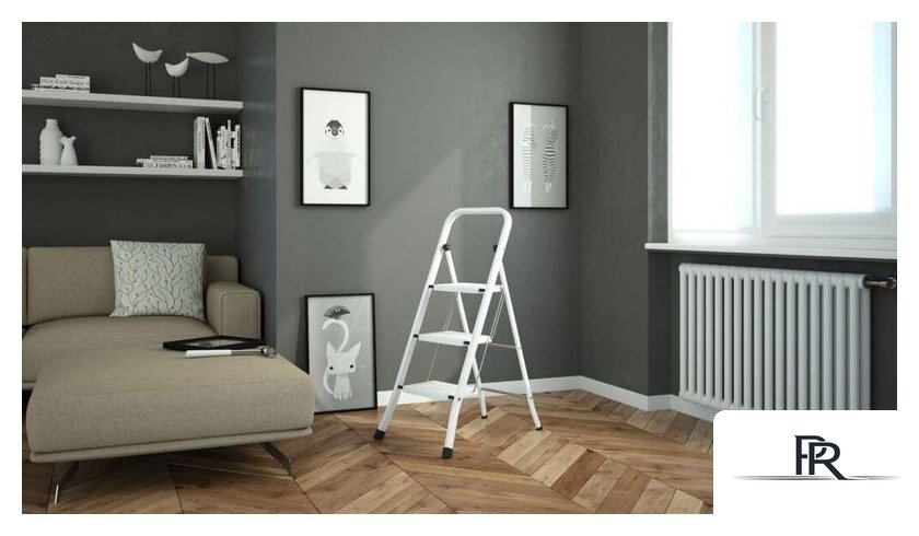 Лестница-стремянка Colombo Factotum 3 Steel G110L03W (3 ступени) - Изображение №2 — Интернет-магазин ПроЗаказ