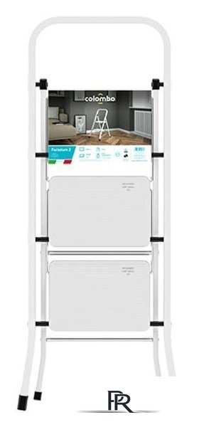 Лестница-стремянка Colombo Factotum 3 Steel G110L03W (3 ступени) - Изображение №3 — Интернет-магазин ПроЗаказ