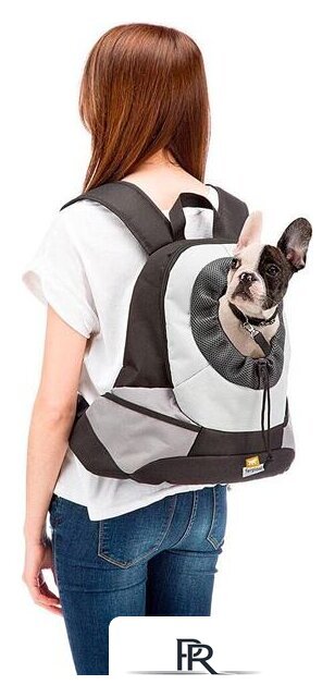 Рюкзак-переноска Ferplast Kangoo L (серый) - Изображение №2 — Интернет-магазин ПроЗаказ