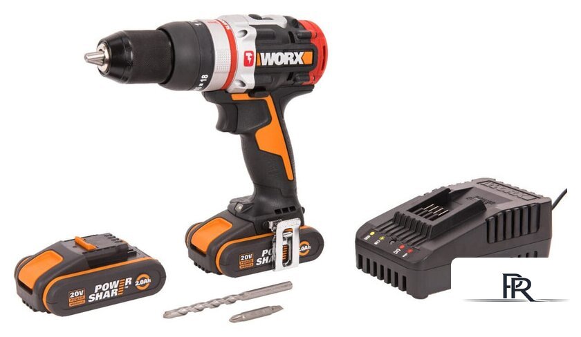 Ударная дрель-шуруповерт Worx WX354 (с 2-мя АКБ, кейс) - Изображение №1 — Интернет-магазин ПроЗаказ