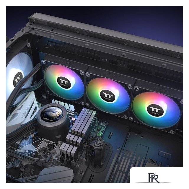 Система жидкостного охлаждения для процессора Thermaltake TH360 V2 Ultra ARGB Sync CL-W384-PL12SW-A - Изображение №6 — Интернет-магазин ПроЗаказ