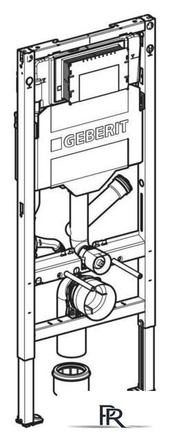 Инсталляция для унитаза Geberit Duofix 111.364.00.6 - Изображение №2 — Интернет-магазин ПроЗаказ
