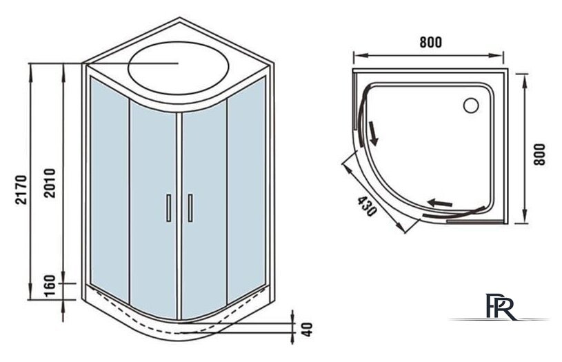 Душевая кабина WeltWasser WW500 Werra 802 - Изображение №16 — Интернет-магазин ПроЗаказ