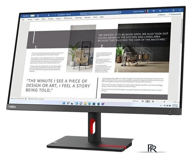 Монитор Lenovo ThinkVision S27i-30 63DFKAT4EU - Изображение №3 — Интернет-магазин ПроЗаказ