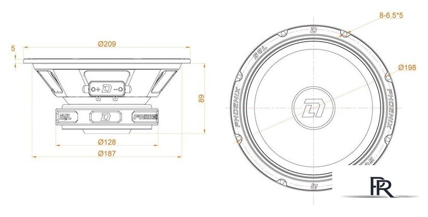 Мидбас DL Audio Phoenix SQL 200 - Изображение №4 — Интернет-магазин ПроЗаказ