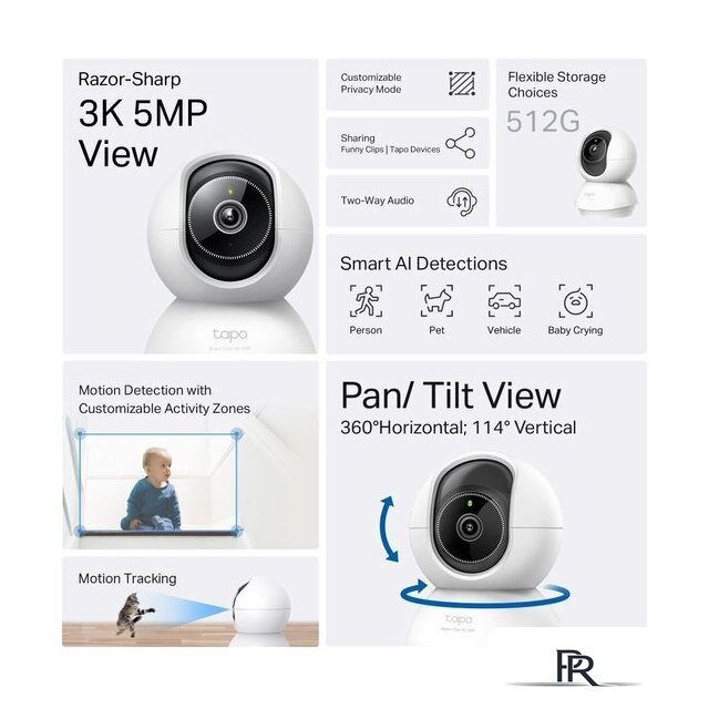 IP-камера TP-Link Tapo C230 - Изображение №3 — Интернет-магазин ПроЗаказ