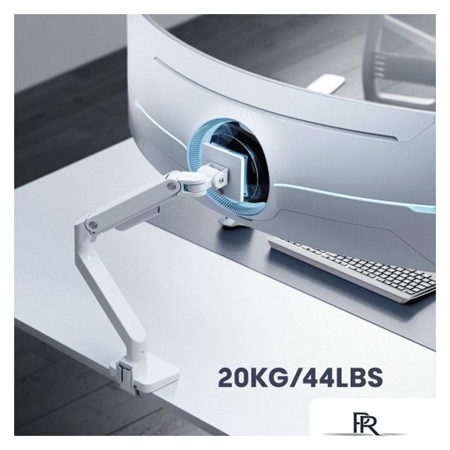 Кронштейн для монитора ErgoSmart Heavy-Duty Lux (полированный алюминий) - Изображение №8 — Интернет-магазин ПроЗаказ