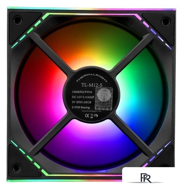 Комплект вентиляторов для корпуса Thermalright TL-M12-S X3 (черный) - Изображение №6 — Интернет-магазин ПроЗаказ