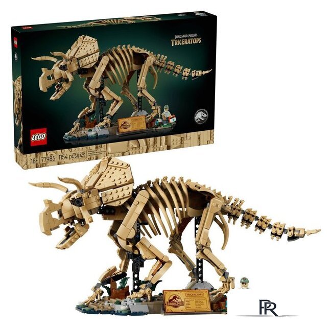 Конструктор LEGO Jurassic World 77985 Окаменелости динозавров: Трицератопс - Изображение №1 — Интернет-магазин ПроЗаказ