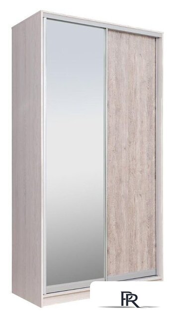 Шкаф-купе Рэйгрупп 158450 YSX Elgon РГ-10.02 (ясень снежный/сосна натуральная/хром) - Изображение №1 — Интернет-магазин ПроЗаказ