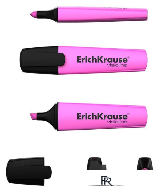 Набор маркеров Erich Krause Visioline V-12 розовый 32498 (10 шт) - Изображение №2 — Интернет-магазин ПроЗаказ