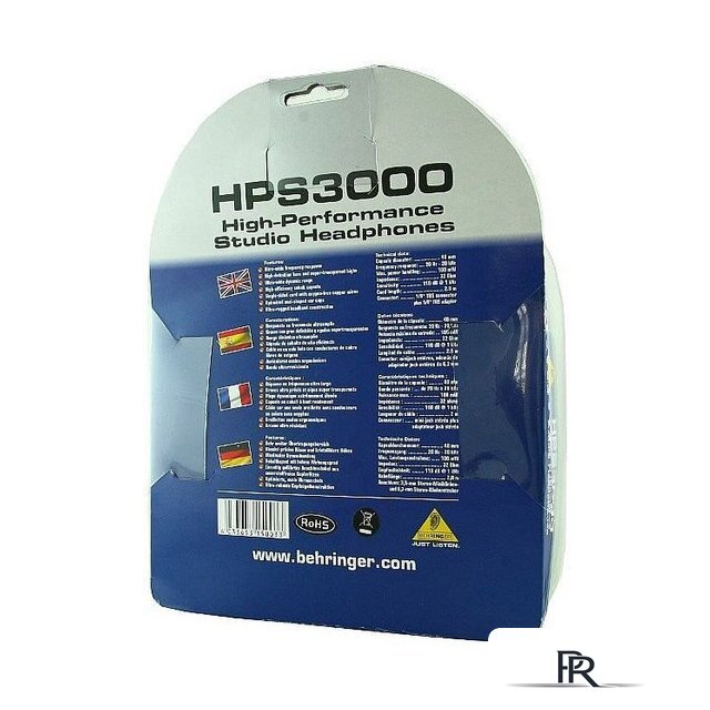Наушники Behringer HPS3000 - Изображение №26 — Интернет-магазин ПроЗаказ