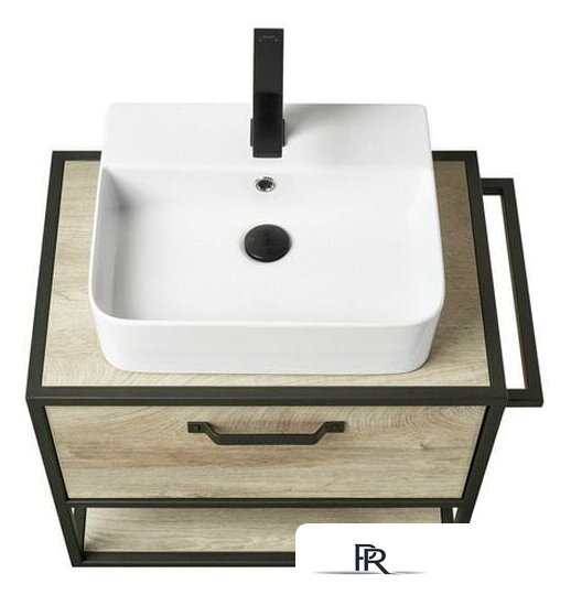  Акватон Тумба Фабрик 65 под умывальник Джой-3 (дуб эндгрейн) - Изображение №2 — Интернет-магазин ПроЗаказ