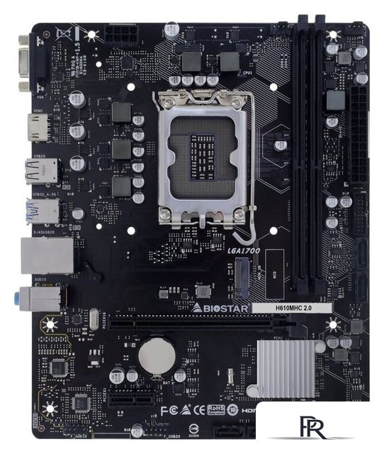Материнская плата BIOSTAR H610MHC 2.0 Ver. 6.0 - Изображение №1 — Интернет-магазин ПроЗаказ