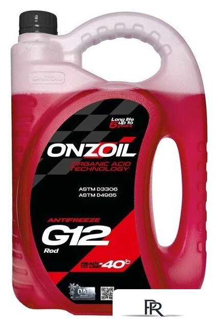 Антифриз ONZOIL G12 (4.5л, красный) - Изображение №1 — Интернет-магазин ПроЗаказ