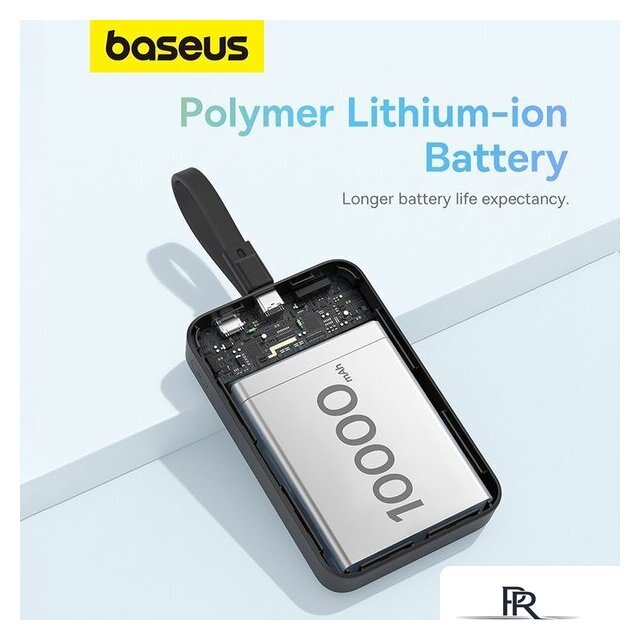 Внешний аккумулятор Baseus Magnetic Fast Charge Power Bank Type-C Edition 30W 10000mAh (черный) - Изображение №16 — Интернет-магазин ПроЗаказ