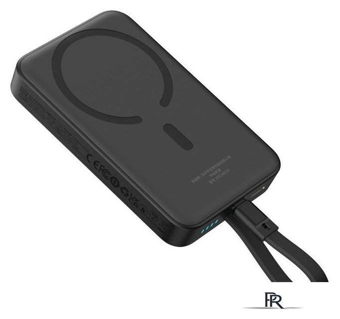 Внешний аккумулятор Baseus Magnetic Fast Charge Power Bank Type-C Edition 30W 10000mAh (черный) - Изображение №4 — Интернет-магазин ПроЗаказ