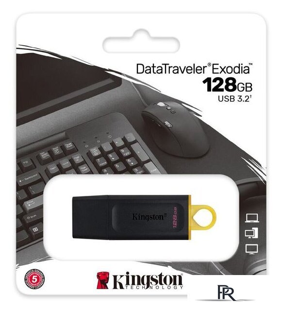 USB Flash Kingston DataTraveler Exodia 128GB - Изображение №6 — Интернет-магазин ПроЗаказ