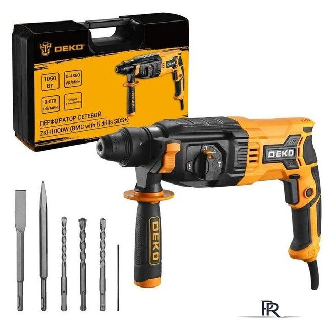 Перфоратор Deko ZKH1000W 084-1014 (кейс) - Изображение №1 — Интернет-магазин ПроЗаказ