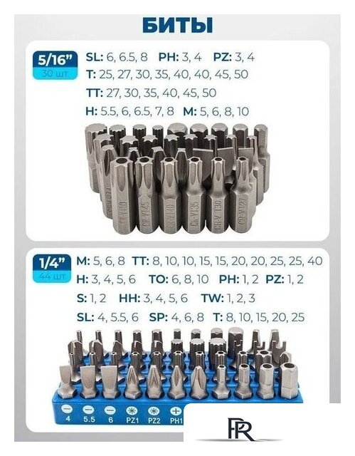 Универсальный набор инструментов Scheppach 38841+2 (216 предметов) - Изображение №13 — Интернет-магазин ПроЗаказ