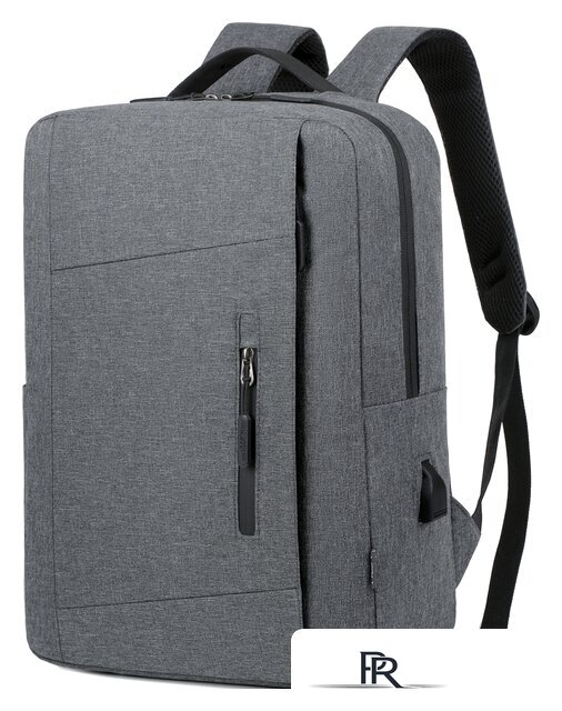 Городской рюкзак Miru Skinny 15.6 MBP-1050 (серый) - Изображение №2 — Интернет-магазин ПроЗаказ