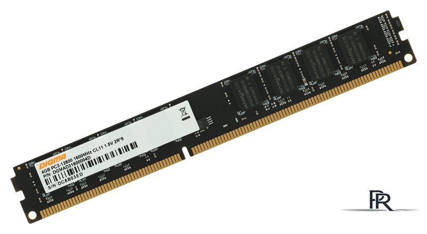 Оперативная память Digma 4ГБ DDR3 1600 МГц DGMAD31600004D - Изображение №1 — Интернет-магазин ПроЗаказ