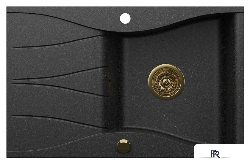 Кухонная мойка Kernau KGS O 6078 1B1D Black Metallic - Изображение №4 — Интернет-магазин ПроЗаказ
