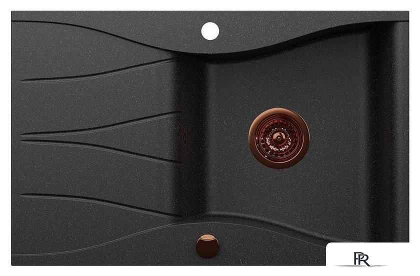 Кухонная мойка Kernau KGS O 6078 1B1D Black Metallic - Изображение №5 — Интернет-магазин ПроЗаказ