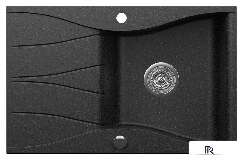 Кухонная мойка Kernau KGS O 6078 1B1D Black Metallic - Изображение №1 — Интернет-магазин ПроЗаказ
