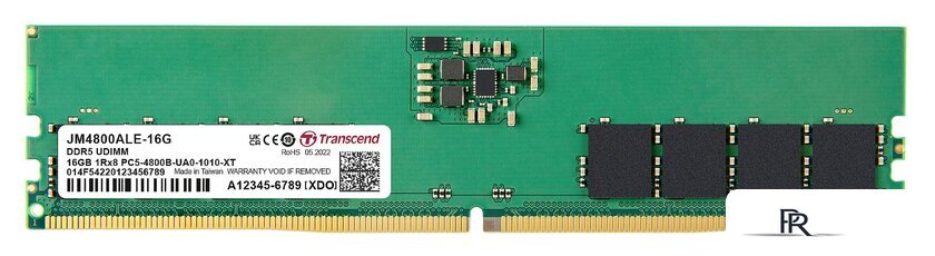 Оперативная память Transcend JetRam 16ГБ DDR5 4800МГц JM4800ALE-16G - Изображение №1 — Интернет-магазин ПроЗаказ