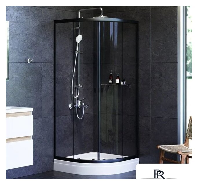 Душевой уголок AM.PM X-Joy Twin Slide W88G-205-080BT64 80x80 - Изображение №3 — Интернет-магазин ПроЗаказ