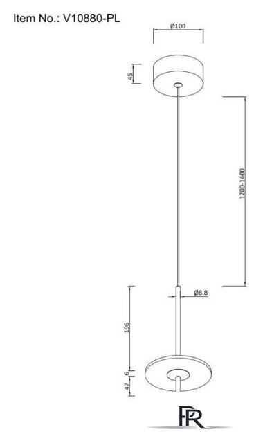 Подвесная люстра Moderli Ella V10880-PL - Изображение №5 — Интернет-магазин ПроЗаказ