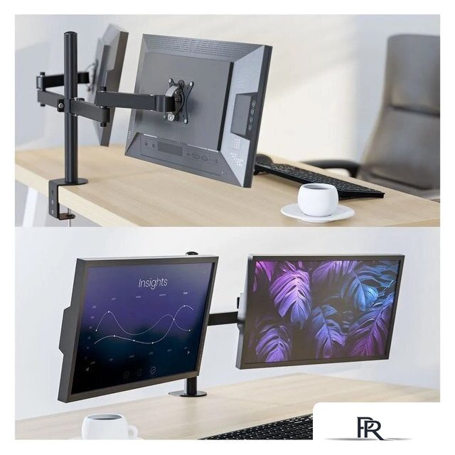 Кронштейн для монитора Holder MDS-SU203-B (черный) - Изображение №10 — Интернет-магазин ПроЗаказ