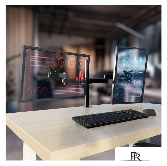 Кронштейн для монитора Holder MDS-SU203-B (черный) - Изображение №8 — Интернет-магазин ПроЗаказ