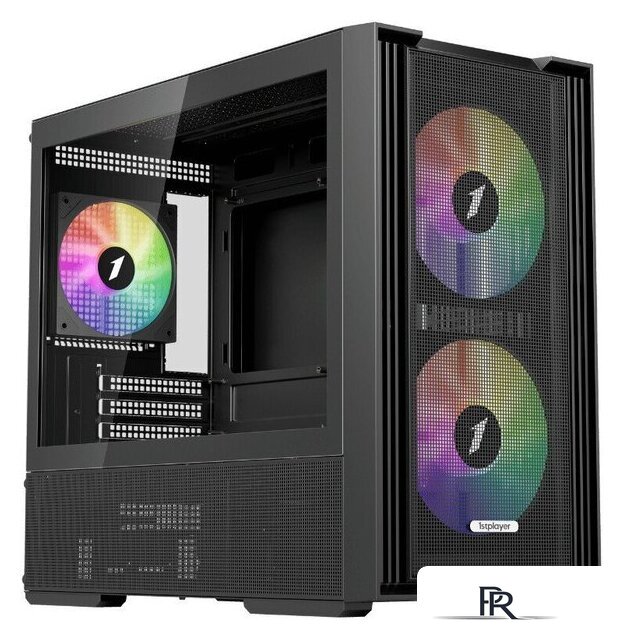 Корпус 1stPlayer AU6 ARGB (черный) - Изображение №1 — Интернет-магазин ПроЗаказ