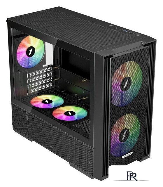 Корпус 1stPlayer AU6 ARGB (черный) - Изображение №2 — Интернет-магазин ПроЗаказ