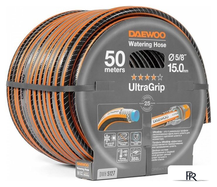 Шланг Daewoo Power UltraGrip DWH 5127 (5/8'', 50 м) - Изображение №6 — Интернет-магазин ПроЗаказ