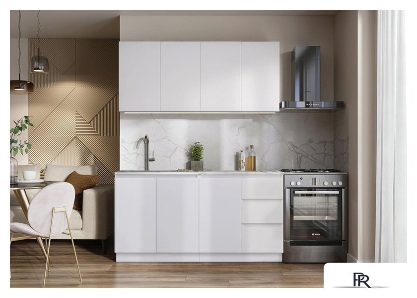 Готовая кухня Артём-Мебель Мэри СН-114 ДСП 1.6м (белый) - Изображение №3 — Интернет-магазин ПроЗаказ