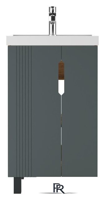  Айсберг Тумба под умывальник Bazis 50 Марта без ящика (дуб вотан) - Изображение №3 — Интернет-магазин ПроЗаказ