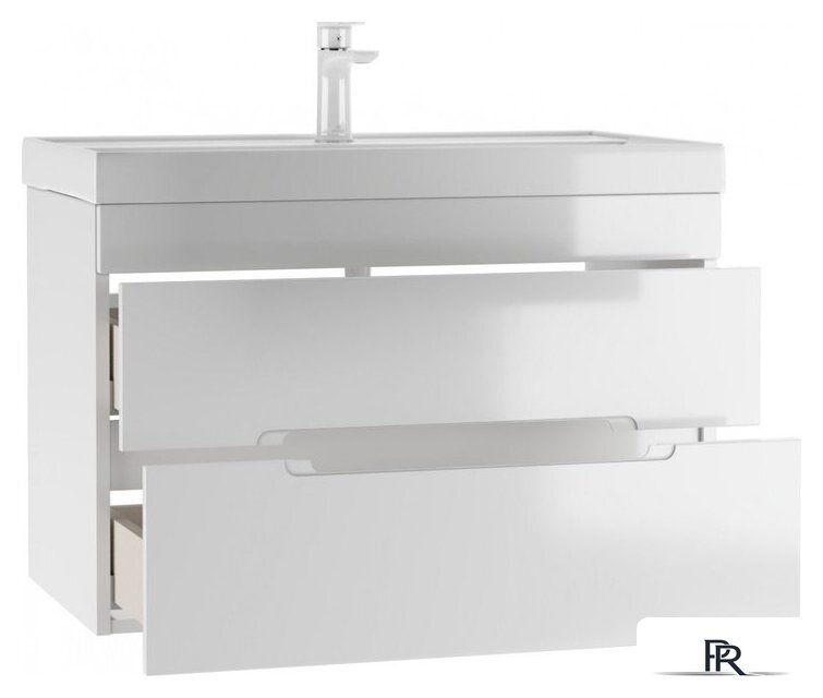  Домино Тумба под умывальник Maria 80 Malta подвесной с двумя ящиками В2 - Изображение №3 — Интернет-магазин ПроЗаказ